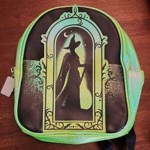 Wicked Universal Green Witch Silhouette Backpack